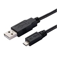 USB 2.0 (L) and Micro USB (R) connectors