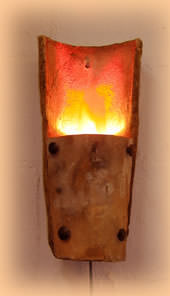 Flame effect wall lights cheap