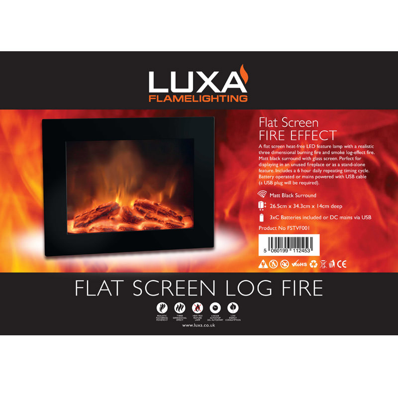 TV Fires At LUXA Flame Lighting