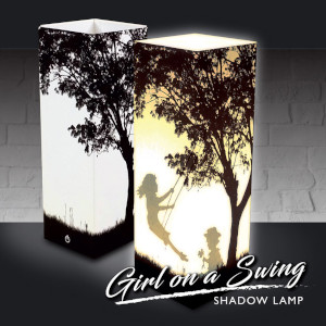Girl on A Swing Shadow Lamp (click to enlarge)