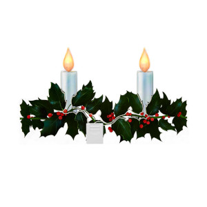 Holly Branch Candlesticker (click to enlarge)