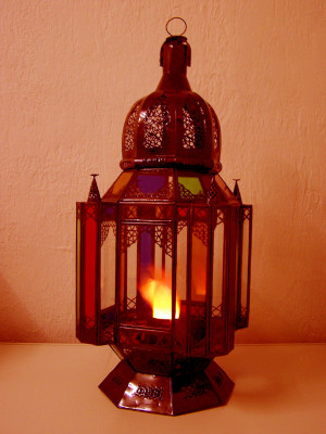 Large Glass Table Lantern  GMB5275 (click to enlarge)