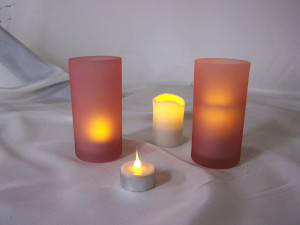 Red Frosted Glass (click to enlarge)