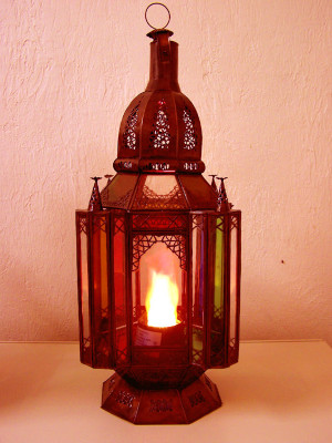 Small Glass Table Lantern  GMB 5260 (click to enlarge)
